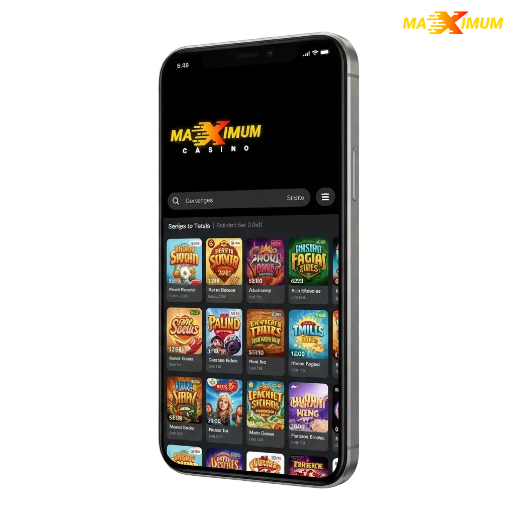 Maximum Casino app download for Android APK and iOS; multi-language, UK APK, USDT crypto and card payments, betting & casino
