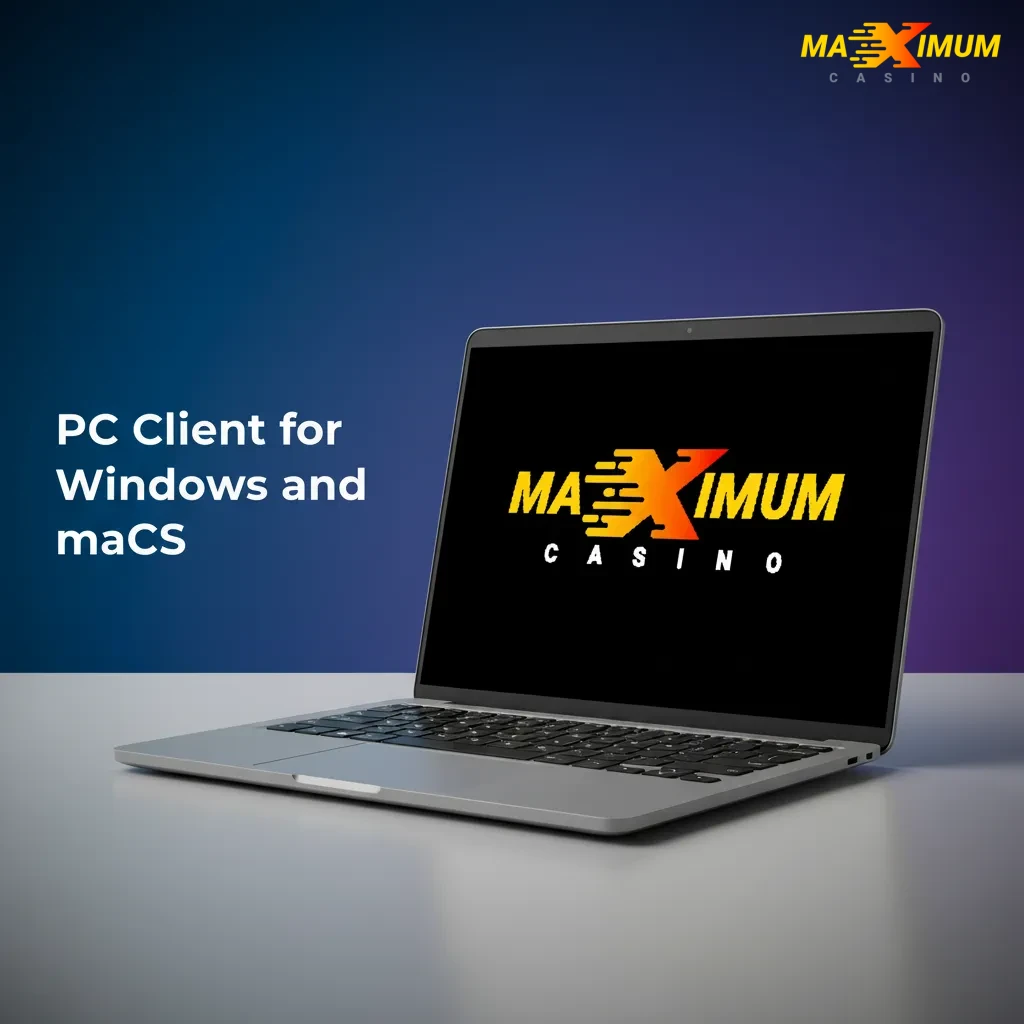 Windows and macOS desktops showing a browser with casino site; no separate client needed, bookmark for quick access.