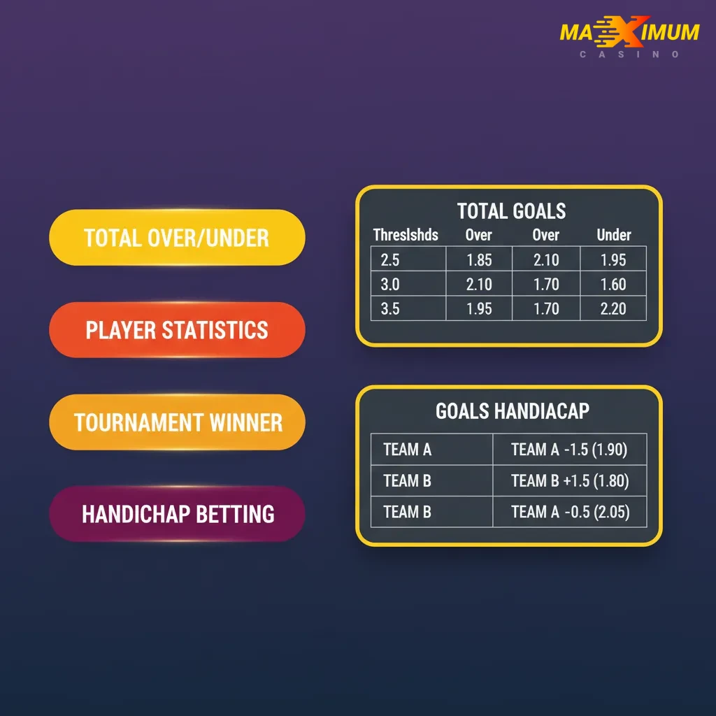 Infographic titled 'Types of Bets' showing Single, Accumulator, and System bets with brief notes on wins and payouts.