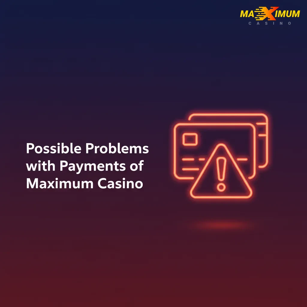 Payment issues at Maximum Casino: card declined, 3D Secure failed, wrong crypto network, name mismatch, limit reached